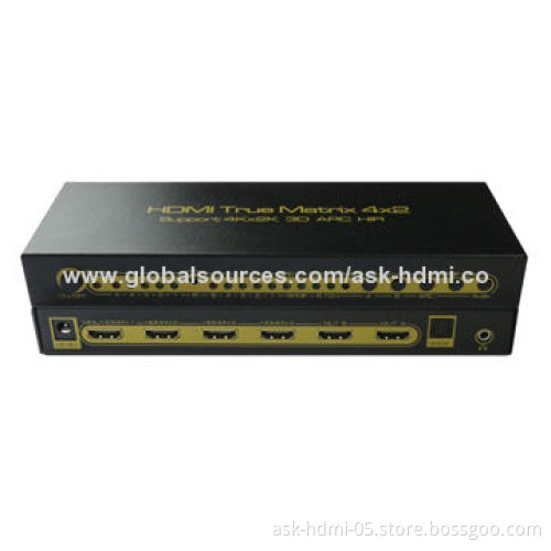 4x2 HDMI matrix with SPDIF optical output